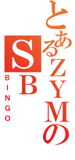 とあるＺＹＭのＳＢ（ＢＩＮＧＯ）