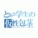 とある学生の仮性包茎（インデックス）