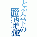 とある金下の筋肉増強（プロテイン）