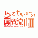 とあるちいせーの悪質流出Ⅱ（犯罪 稲垣あゆみ 出澤剛）