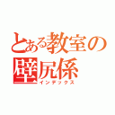 とある教室の壁尻係（インデックス）