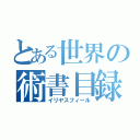 とある世界の術書目録（イリヤスフィール）