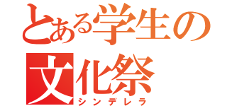 とある学生の文化祭（シンデレラ）