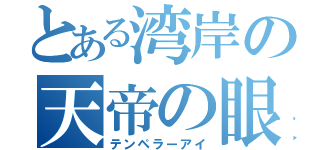 とある湾岸の天帝の眼（テンペラーアイ）