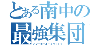 とある南中の最強集団（バレーボールｆａｍｉｌｙ）