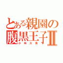 とある親園の腹黒王子Ⅱ（小林大貴）