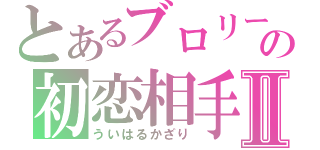 とあるブロリーの初恋相手Ⅱ（ういはるかざり）