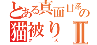 とある真面目系の猫被りⅡ（クズ）