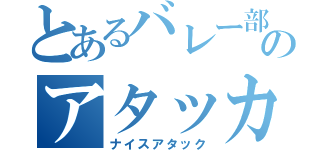 とあるバレー部のアタッカー（ナイスアタック）