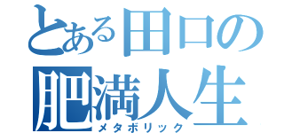 とある田口の肥満人生（メタボリック）