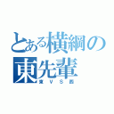 とある横綱の東先輩（東ＶＳ西）