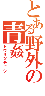 とある野外の青姦（トウサツチュウ）