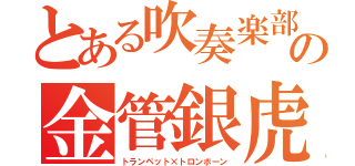 とある吹奏楽部の金管銀虎（トランペット×トロンボーン）