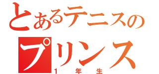 とあるテニスのプリンス様（１年生）