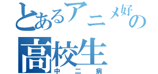 とあるアニメ好きの高校生（中二病）