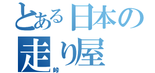 とある日本の走り屋（峠）