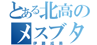 とある北高のメスブタ（伊藤成美）