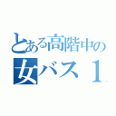 とある高階中の女バス１年☆（）