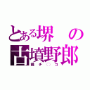 とある堺の古墳野郎（横チ◯コ）