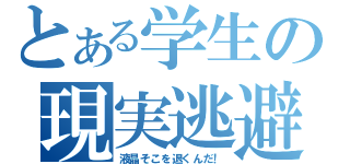 とある学生の現実逃避（液晶そこを退くんだ！）