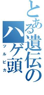 とある遺伝のハゲ頭（ツルピカ）