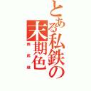 とある私鉄の末期色（西武線）