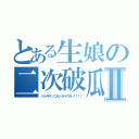 とある生娘の二次破瓜Ⅱ（ハジメテナノニカンジチャウヨー！！！！）