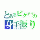 とあるピクチャの身手振り（ジェスチャー）