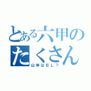 とある六甲のたくさんの謎（山岸はＢＬ？）