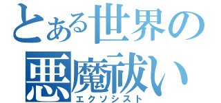 とある世界の悪魔祓い（エクソシスト）