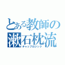 とある教師の漱石枕流（チャップロジック）