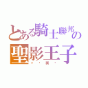 とある騎士聯邦國の聖影王子（ヾ✣冥™）