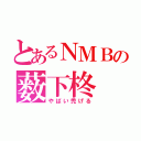 とあるＮＭＢの薮下柊（やばい禿げる）