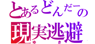 とあるどんだーの現実逃避（ゆき）