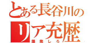 とある長谷川のリア充歴史（爆発しろ）