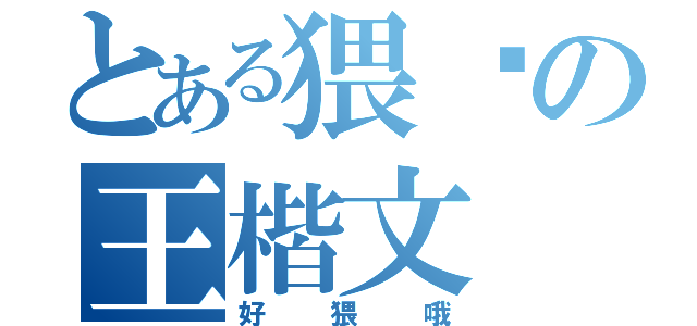 とある猥琐の王楷文（好猥哦）