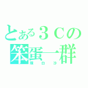 とある３Ｃの笨蛋一群（陳白沙）