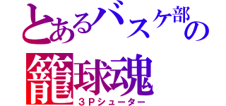 とあるバスケ部の籠球魂（３Ｐシューター）