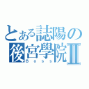 とある誌陽の後宮學院Ⅱ（Ｂｏｓｓ）