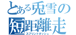 とある兎雪の短距離走（スプリントダッシュ）