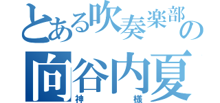 とある吹奏楽部の向谷内夏海（神様）