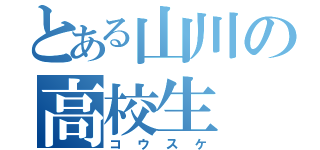 とある山川の高校生（コウスケ）