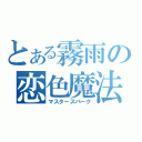 とある霧雨の恋色魔法（マスタースパーク）