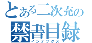 とある二次充の禁書目録（インデックス）