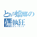 とある蟷螂の偏執狂（ストーキング）