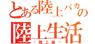 とある陸上バカの陸上生活（〜陸上魂〜）