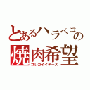 とあるハラペコの焼肉希望（コレガイイデース）