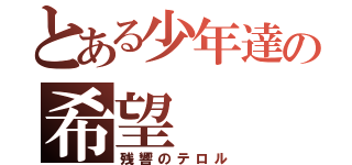 とある少年達の希望（残響のテロル）