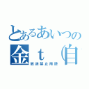 とあるあいつの金ｔ（自主規制（放送禁止用語）