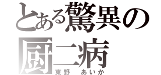 とある驚異の厨二病（東野 あいか）